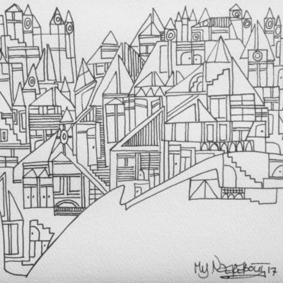A new kind of lifestyle, drawing 30-20 cm