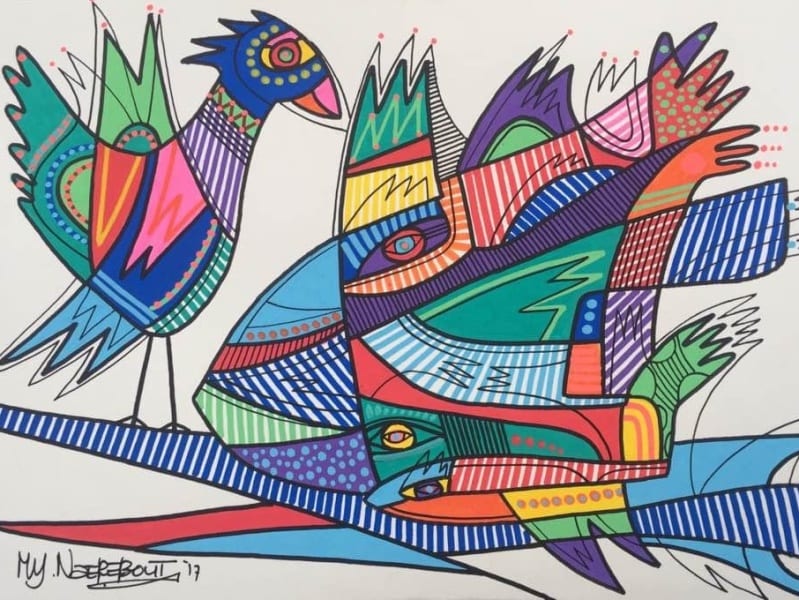 Great having you close, drawing 30-20 cm - Afbeelding 2