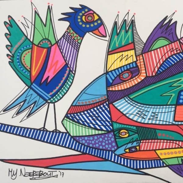 Great having you close, drawing 30-20 cm