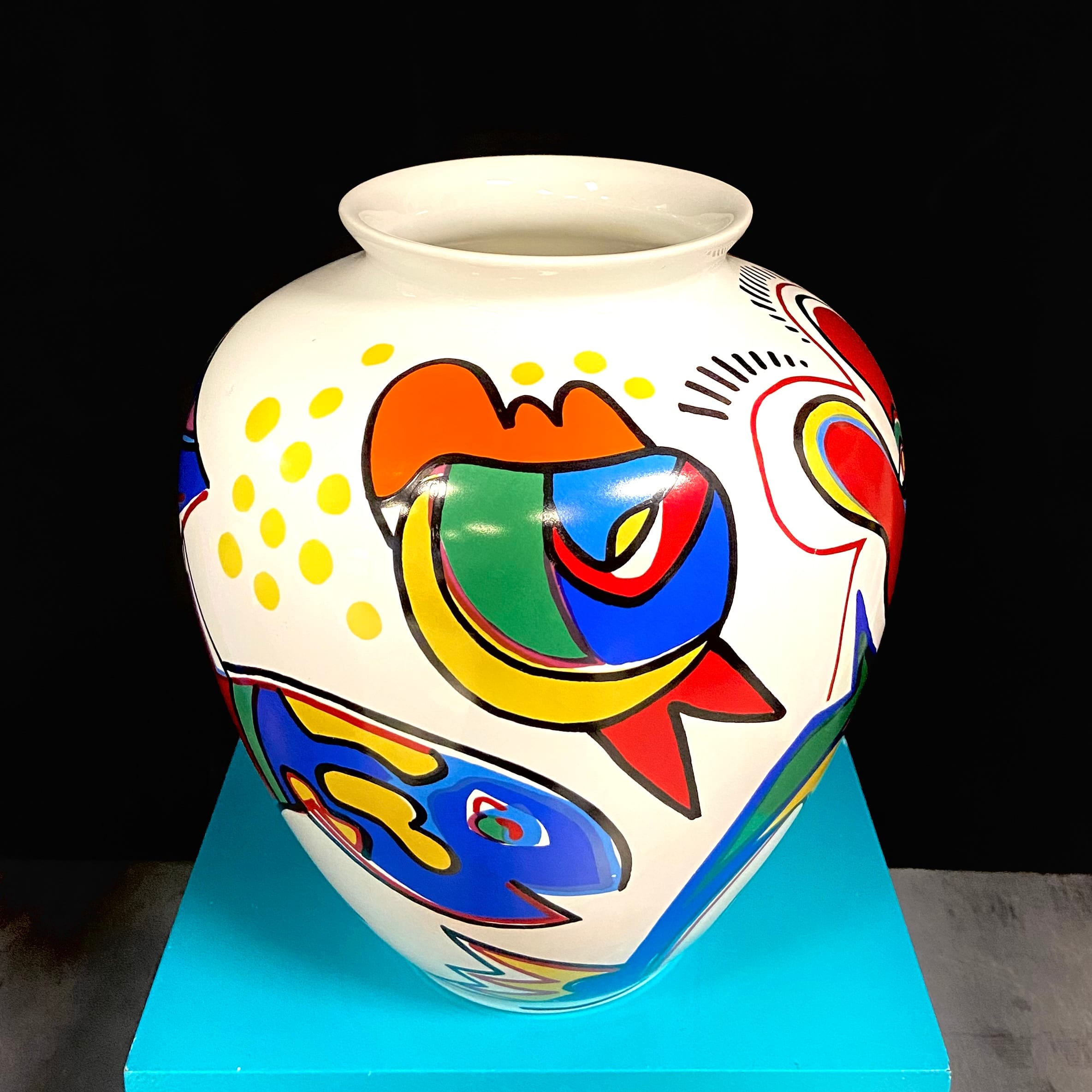 Vase, multi colour, Porceleyne Fles - Afbeelding 2