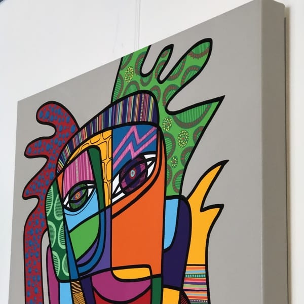 Earthwalker, painting - Afbeelding 2