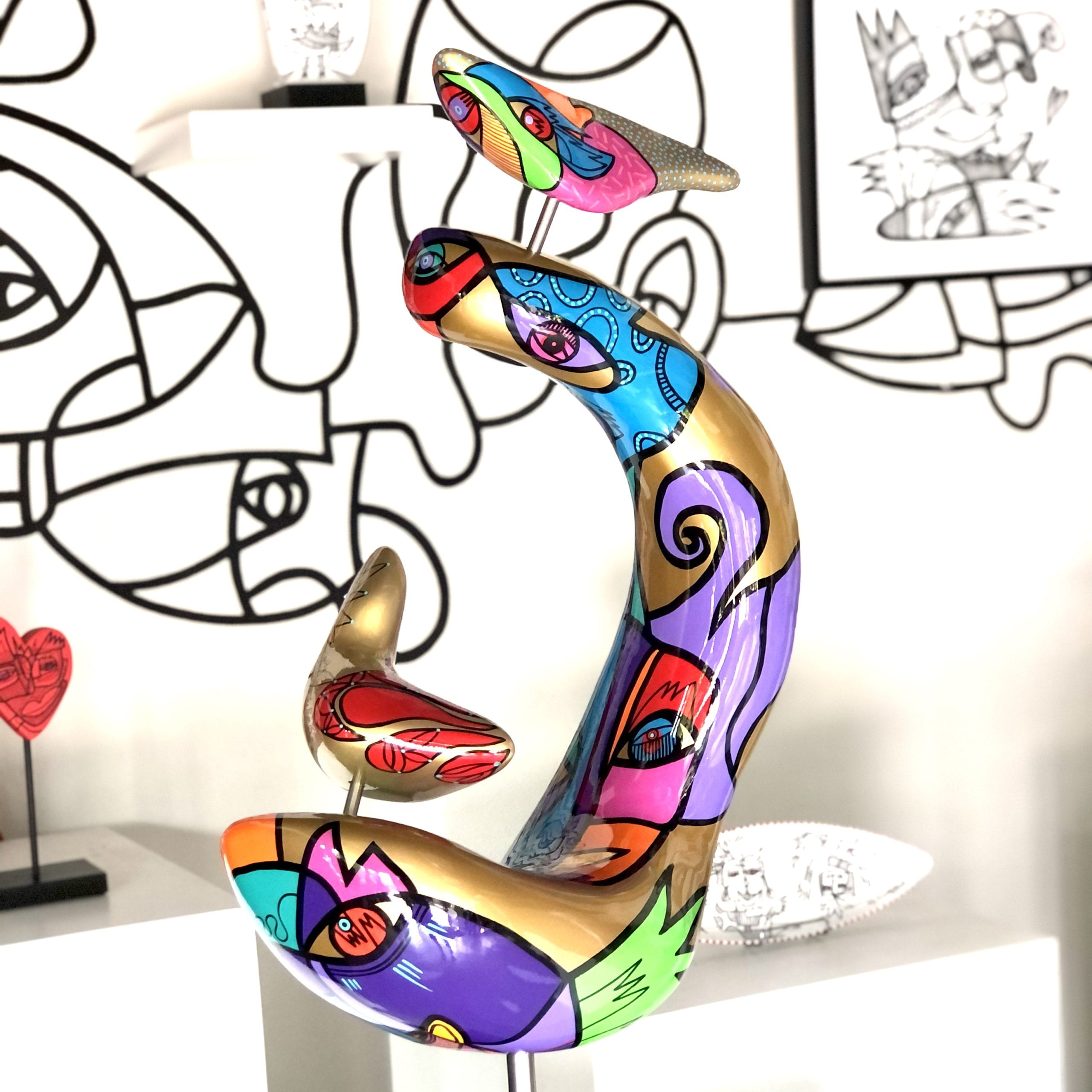 Sculpture Summer love, 104 cm - Afbeelding 2