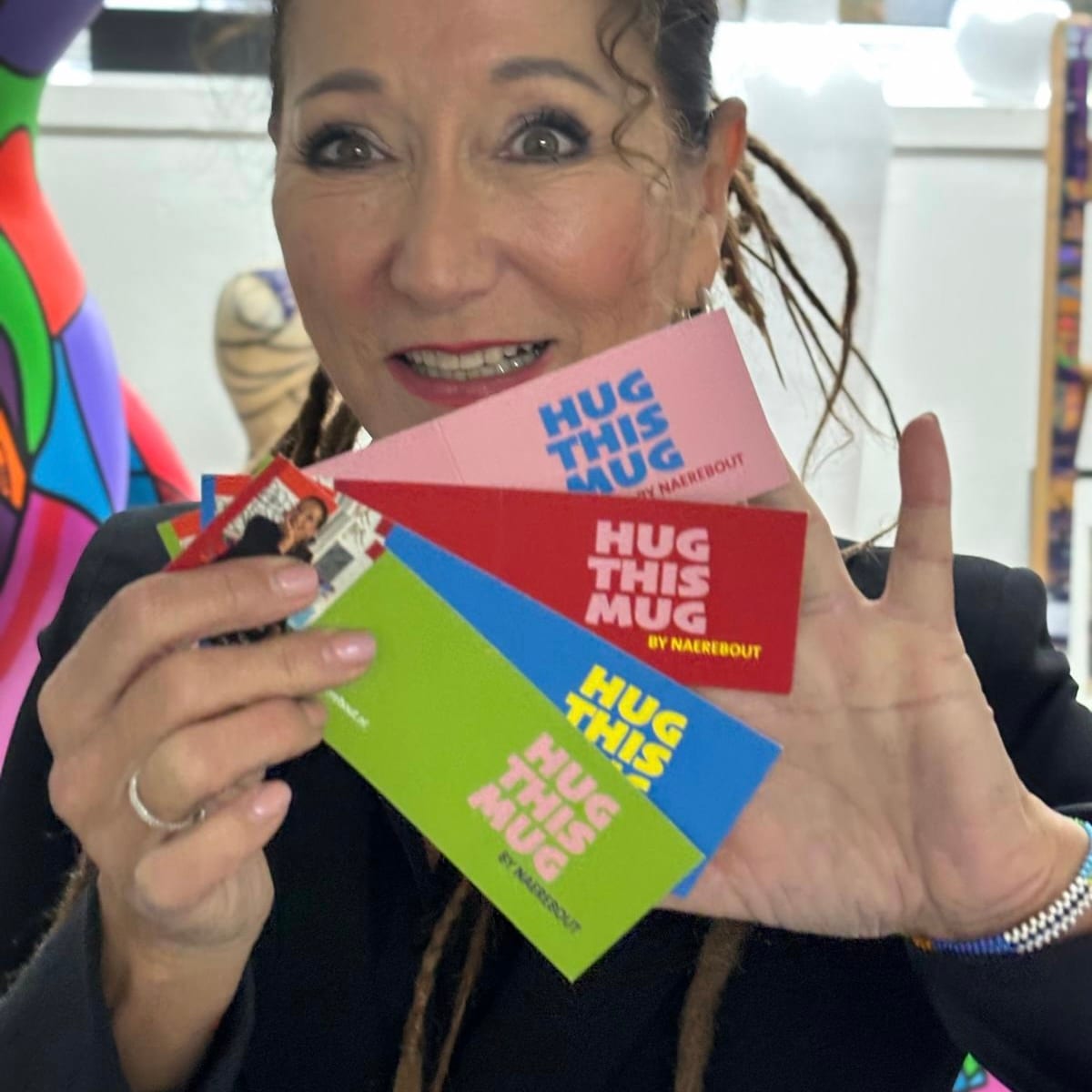 HUG THIS MUG, 2 mugs in blue & green - Afbeelding 5