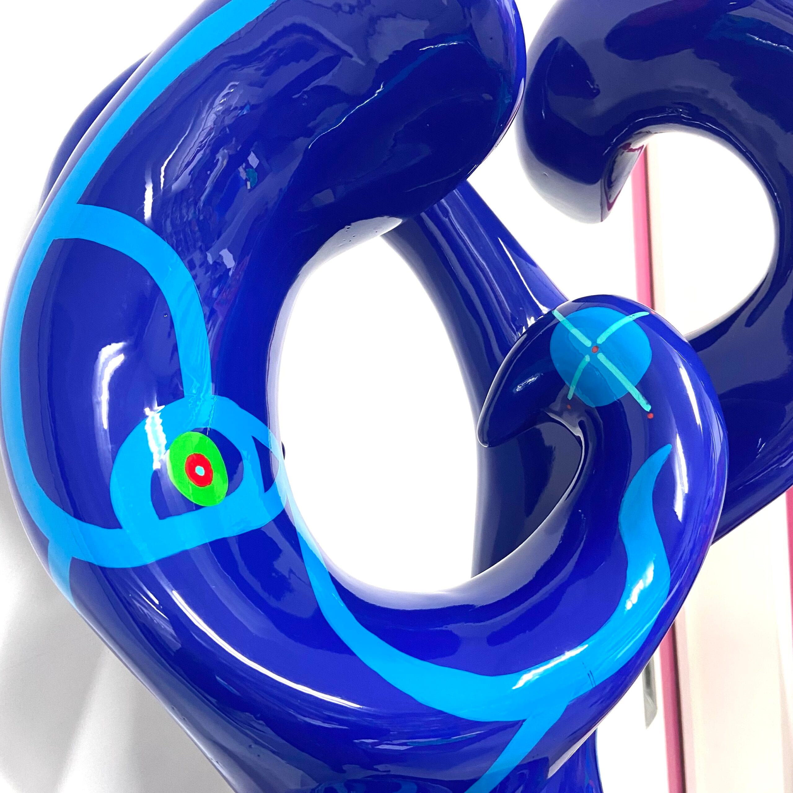 Seawaves, sculpture in blue - Afbeelding 2