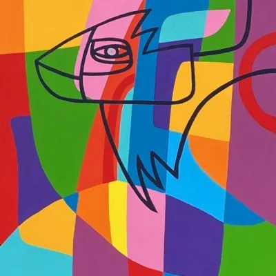 Magic, painting on wood