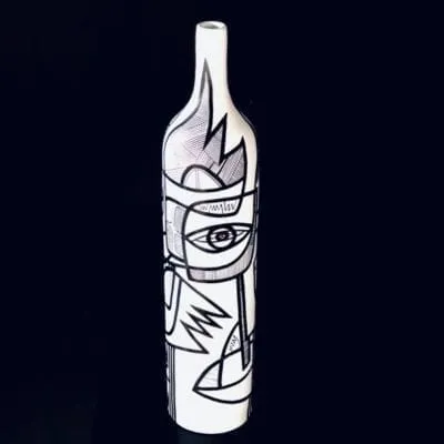 Black & White Collection Vase 66 cm (015)