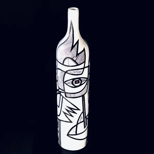 Black & White Collection Vase 66 cm (015)