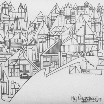 A new kind of lifestyle, drawing 30-20 cm