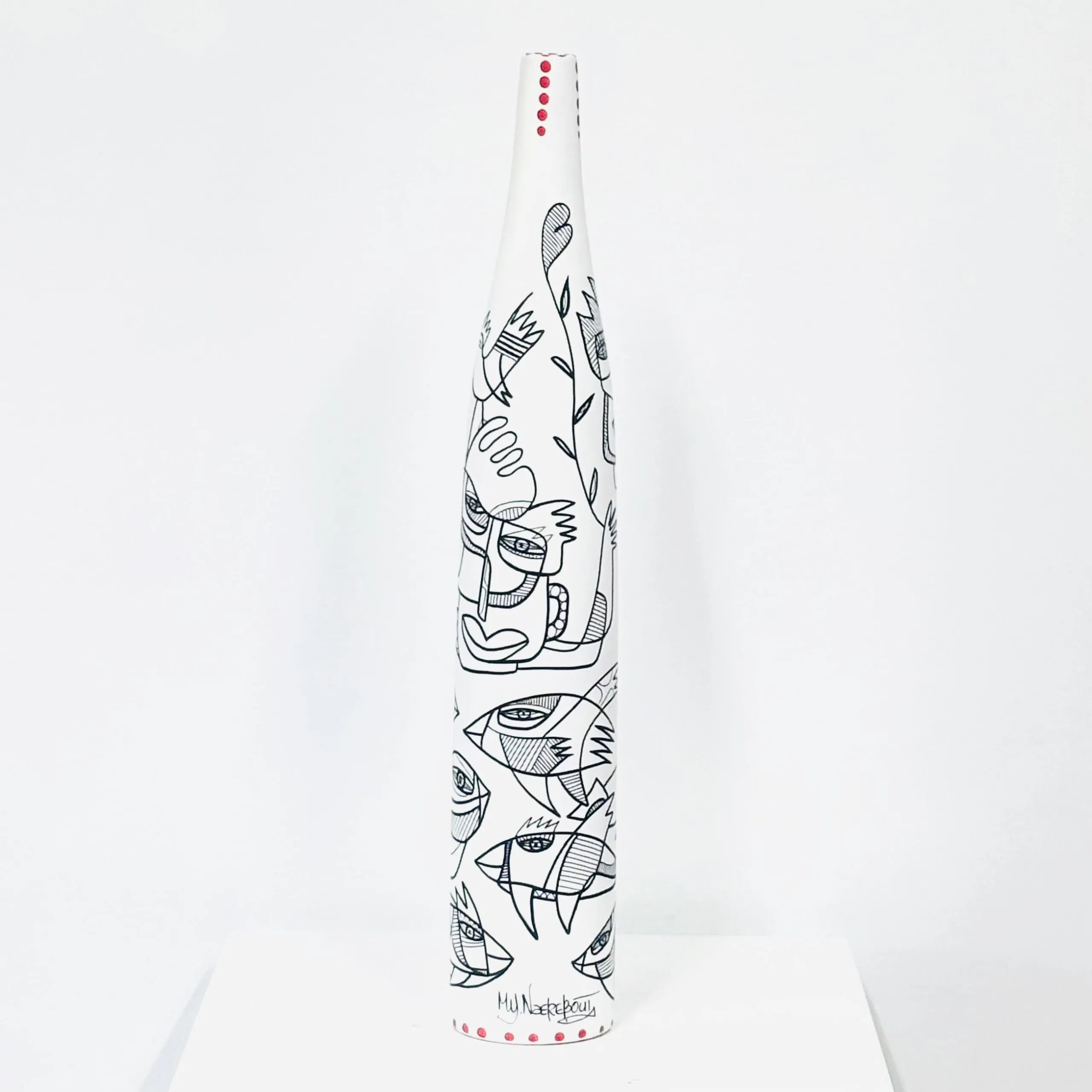 Black & White Collection, 57 cm high, 10 cm width - Afbeelding 2