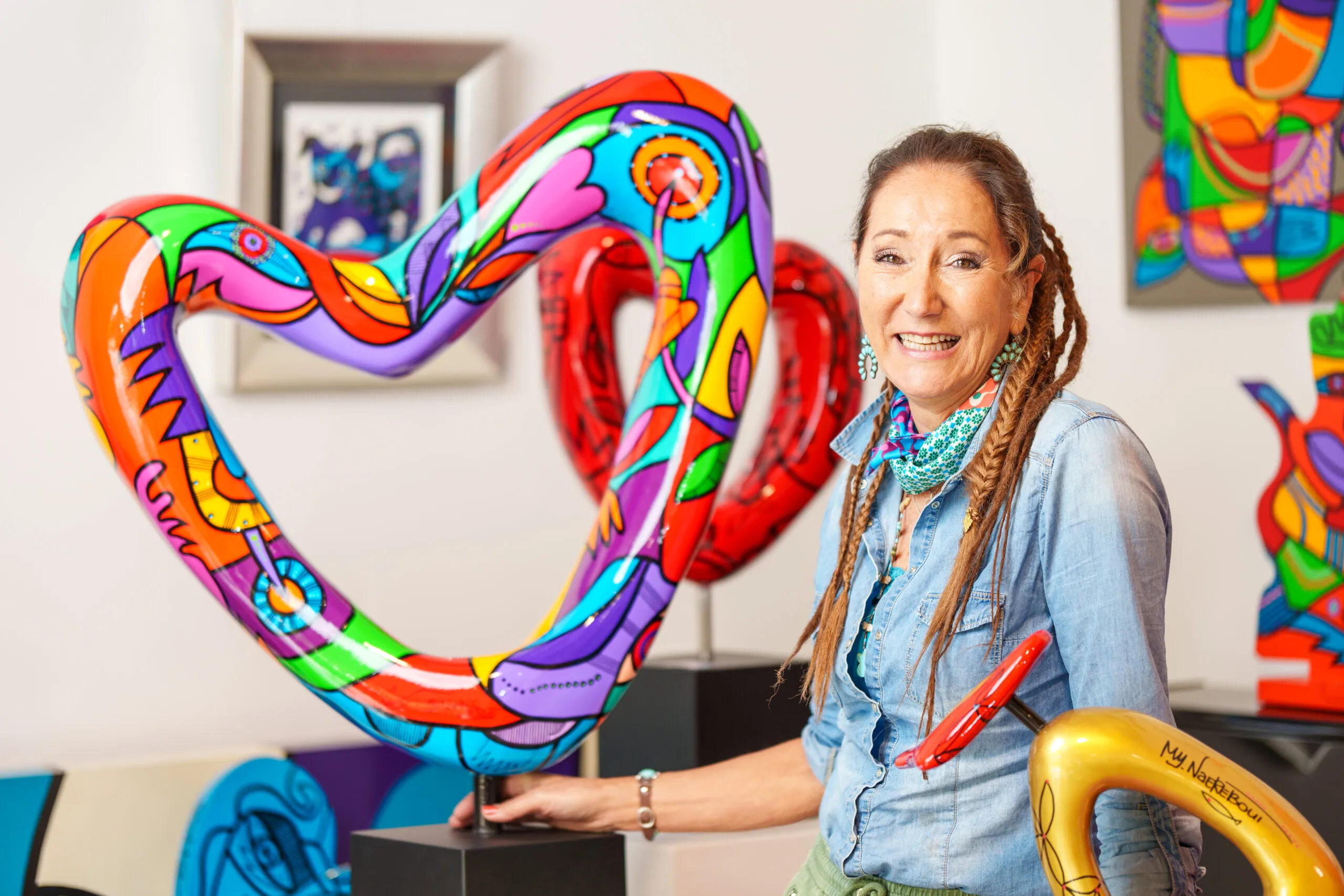 Sculpture Big love, 85 cm - Afbeelding 6