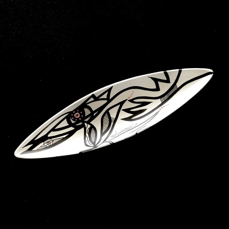 Black & White Collection, ceramic plate 45 cm (043)