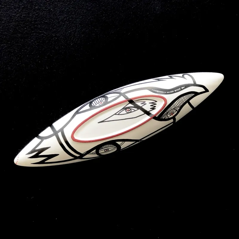 Black & White Collection, ceramic plate 45 cm (043) - Image 2