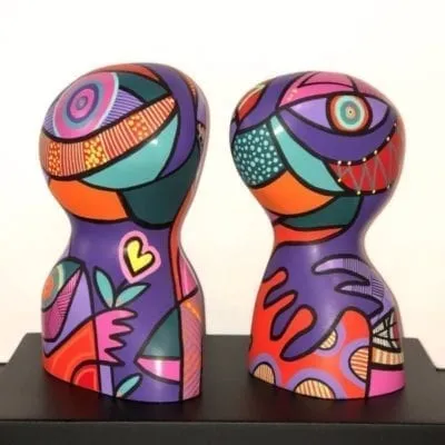 Bubbles, stone sculpture, (201)