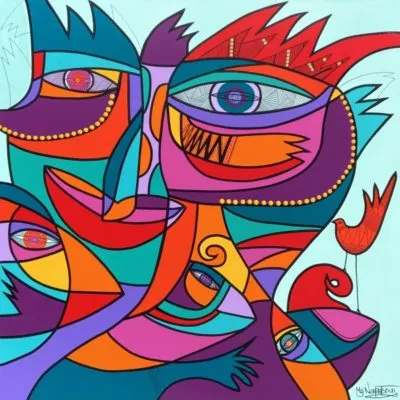 Magical King, painting