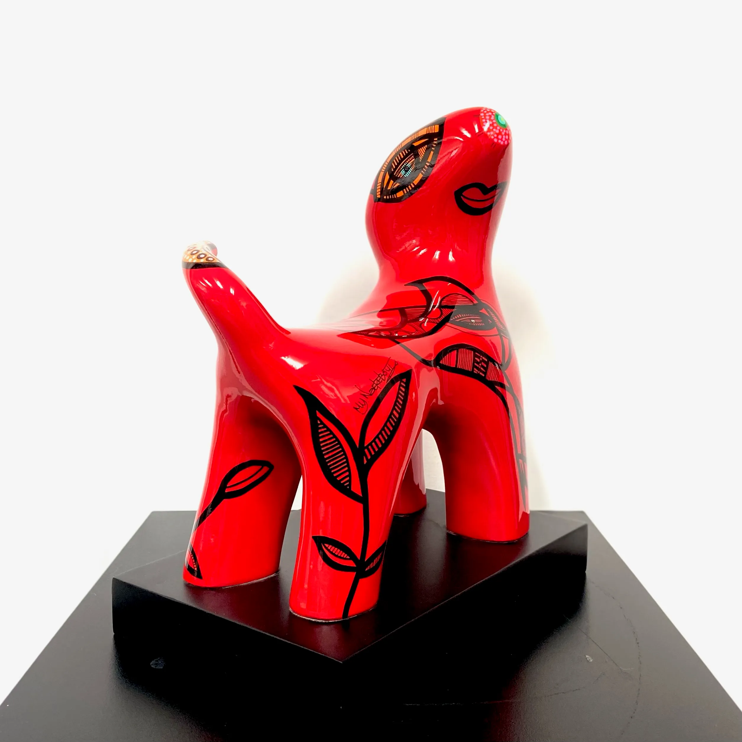 Bodyguard in red, sculpture - Afbeelding 3