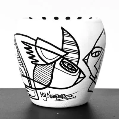 Black & White Collection, small pot, 8 cm (code 3.25)