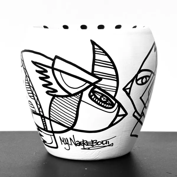 Black & White Collection, small pot, 8 cm (code 3.25)