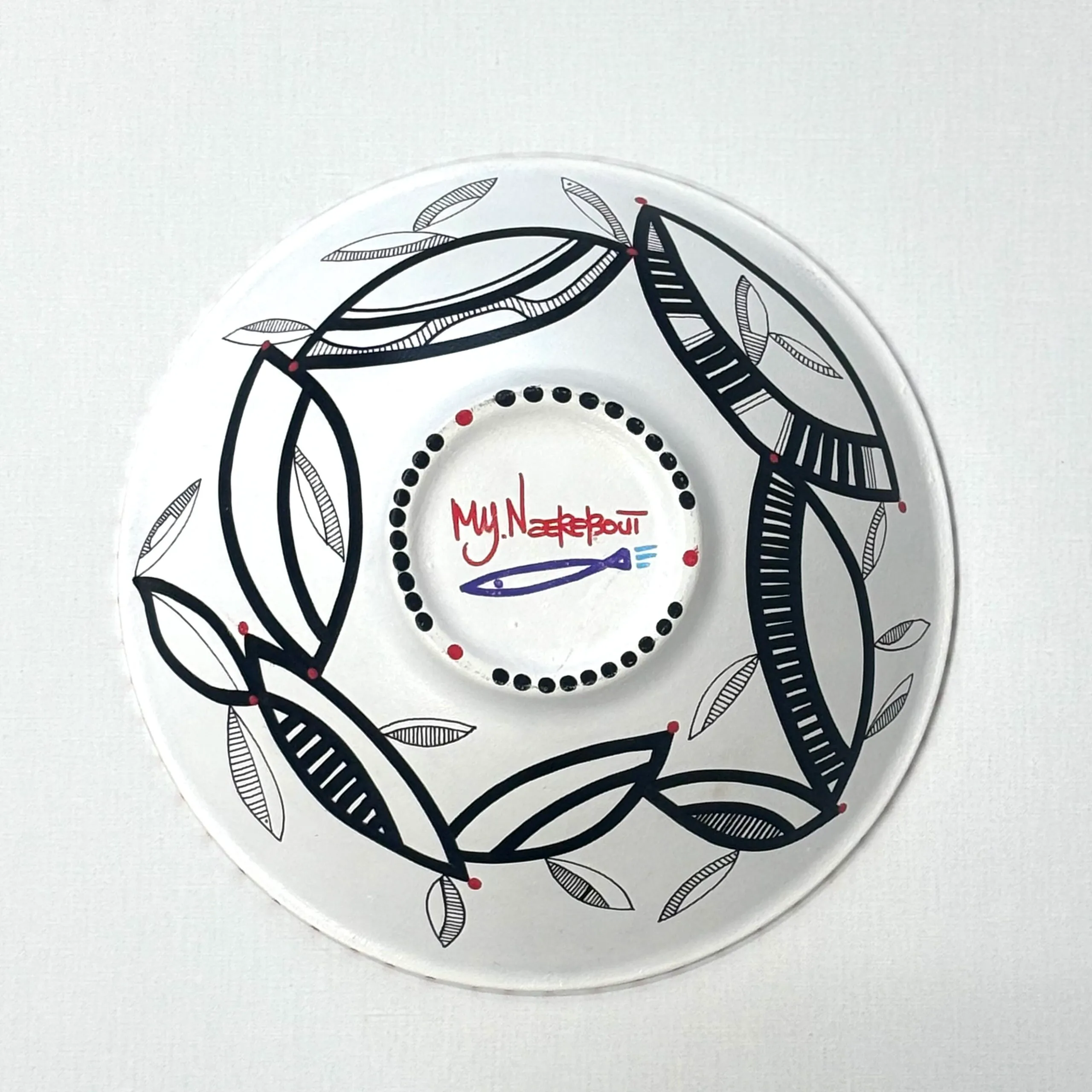 Black & White Collection, plate, 33 cm width - Image 3